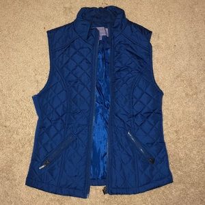 Women’s Blue Puffer Vest
